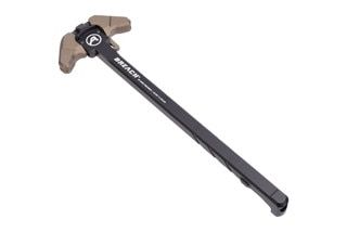Aero Precision ambidextrous charging handle for AR-10, Kodiak Brown.